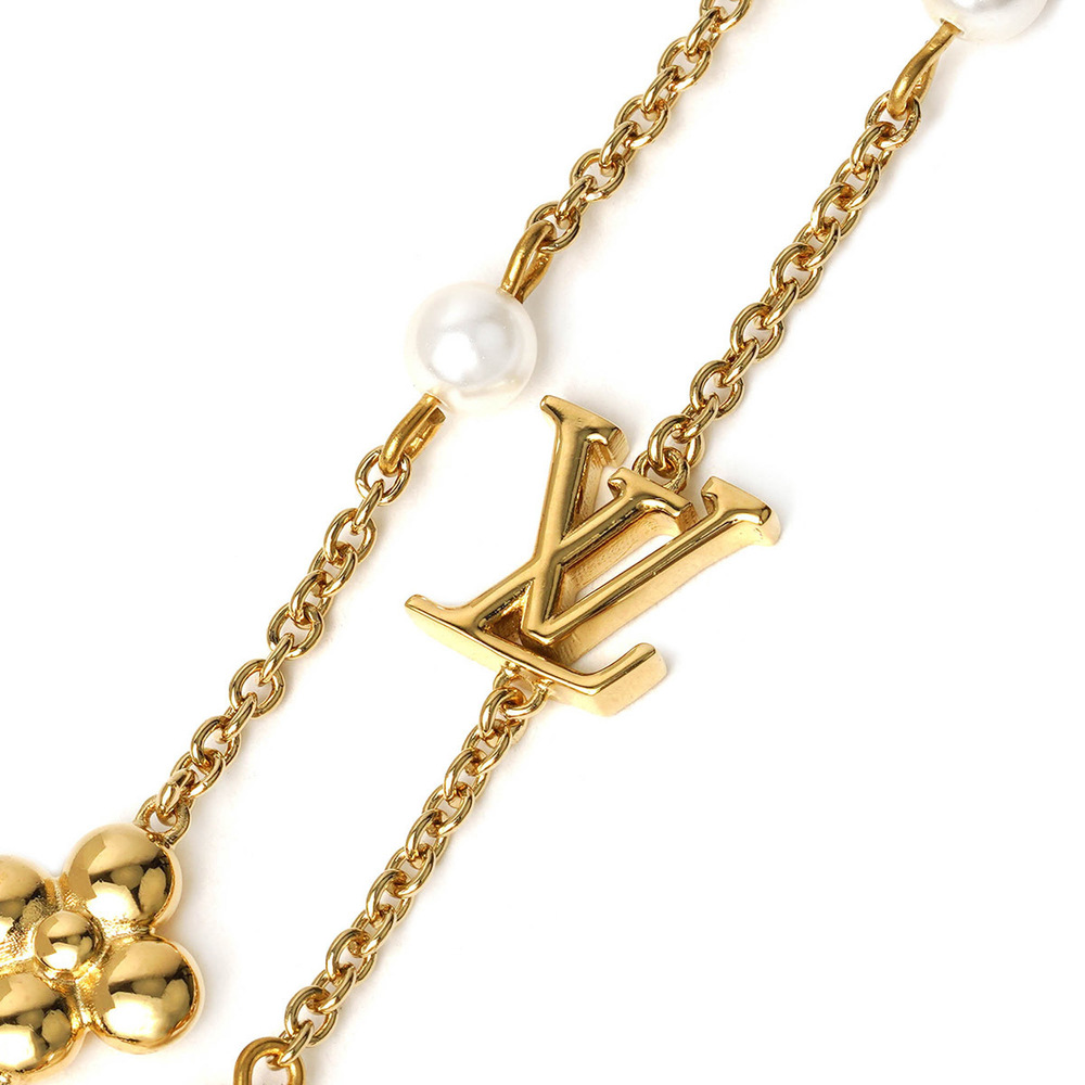 Louis Vuitton Louisa Sautoir Gold Jewelry - Picture 4 of 8